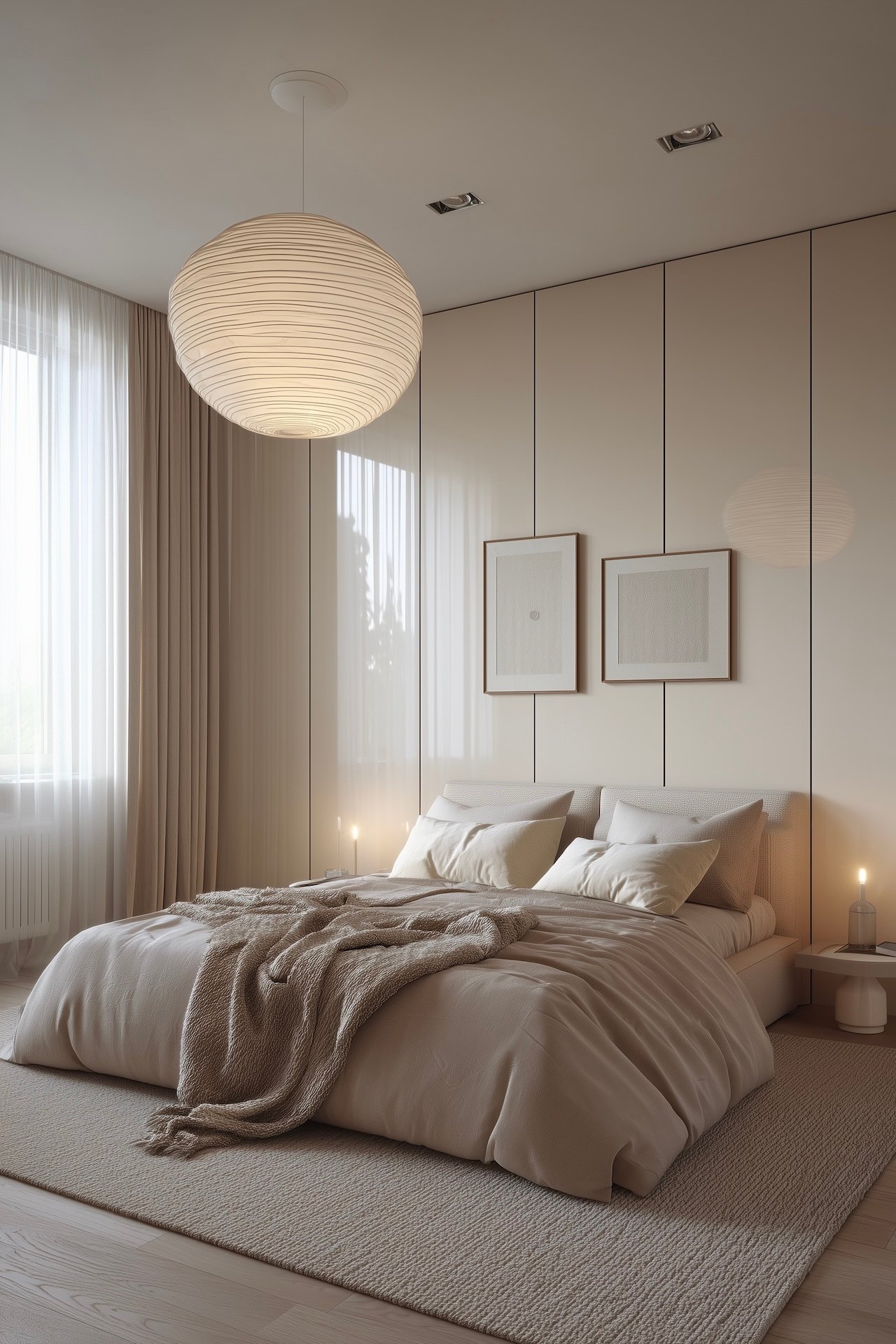 nuances beige camaieux doux déco lit