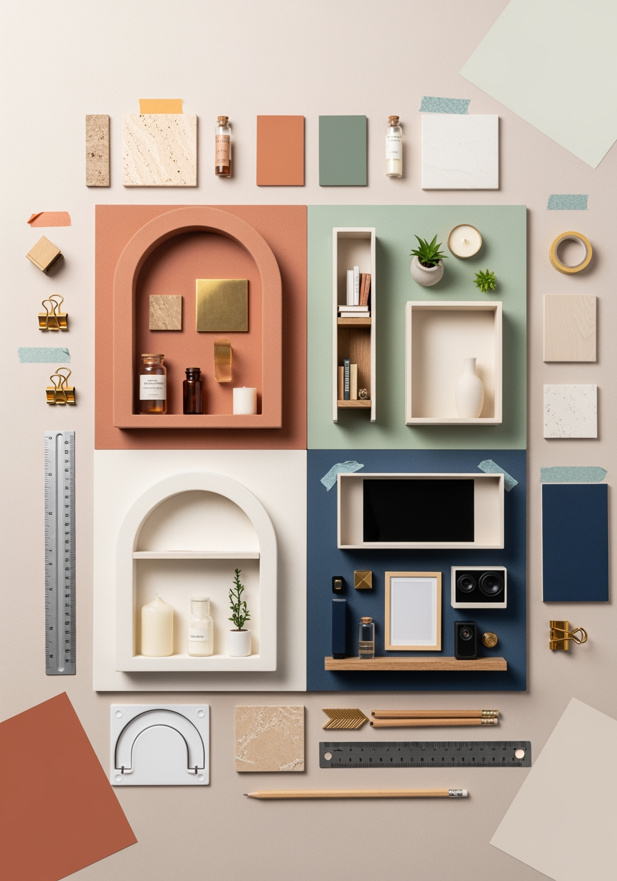 Idées d'aménagement pour niche murale