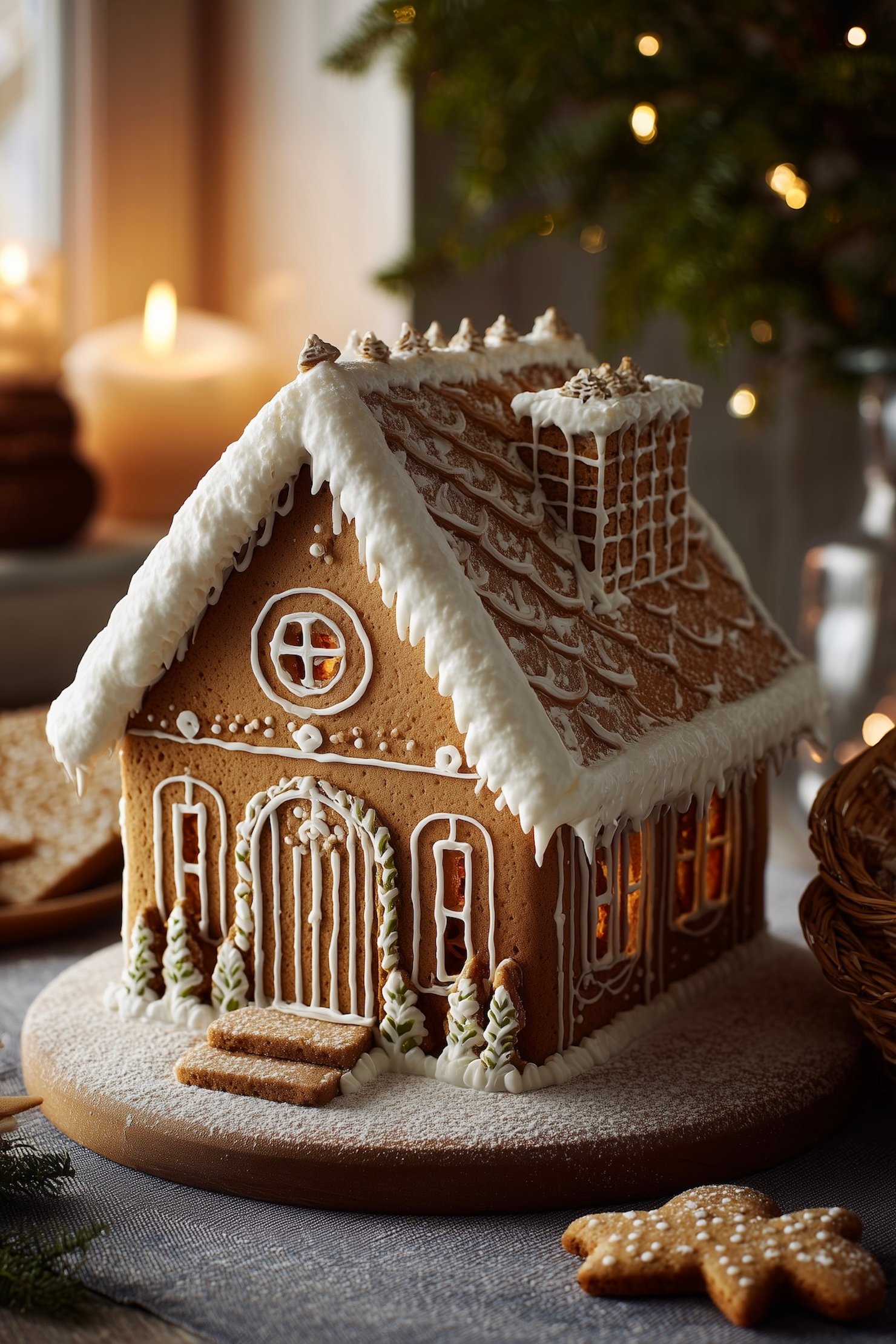 maison pain épices idée décoration sucre