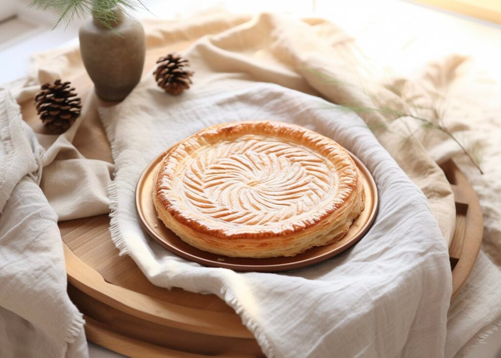 recette galette des rois originale fruit cerise