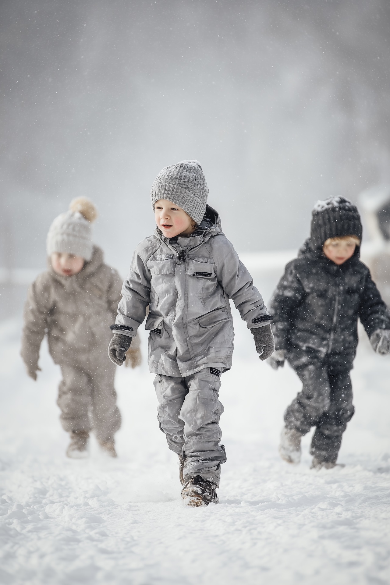 comment habiller enfant école neige