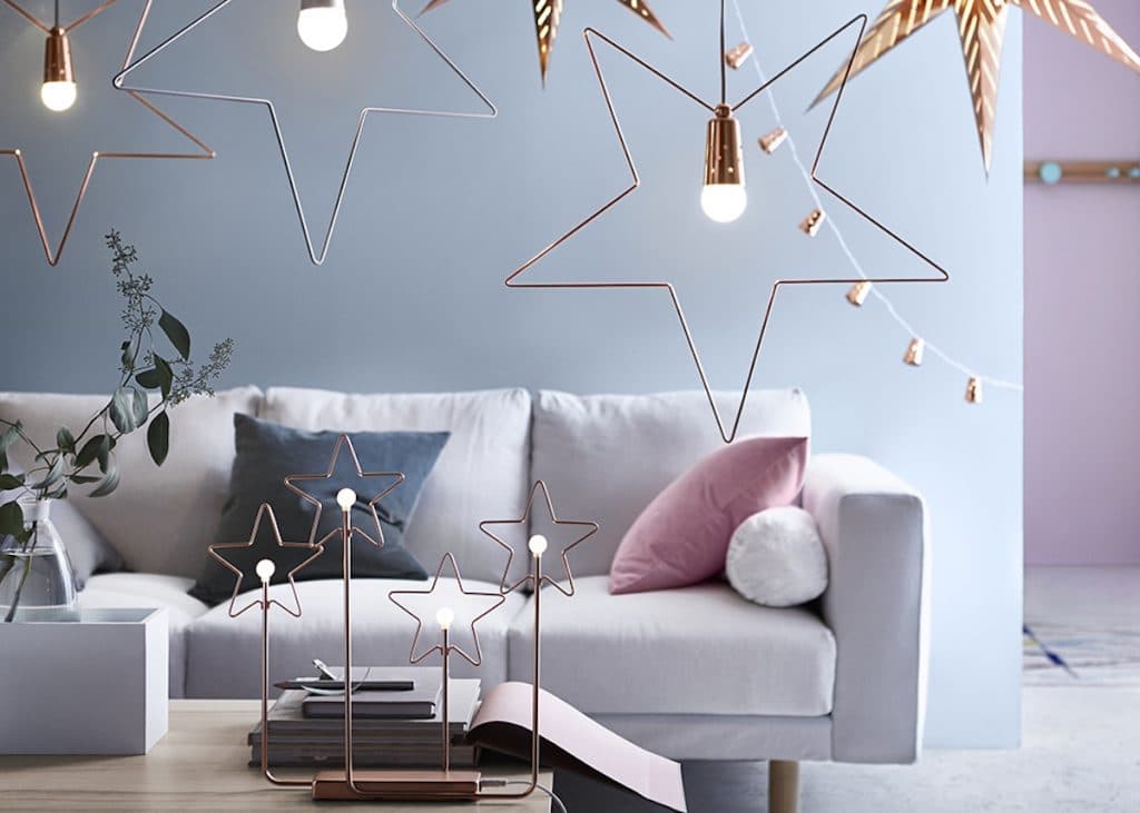 deco etoile lumiere lampe