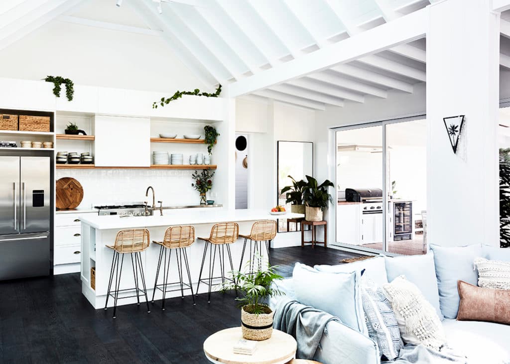 transformation d'une ferme en maison de vacances été australien blog déco