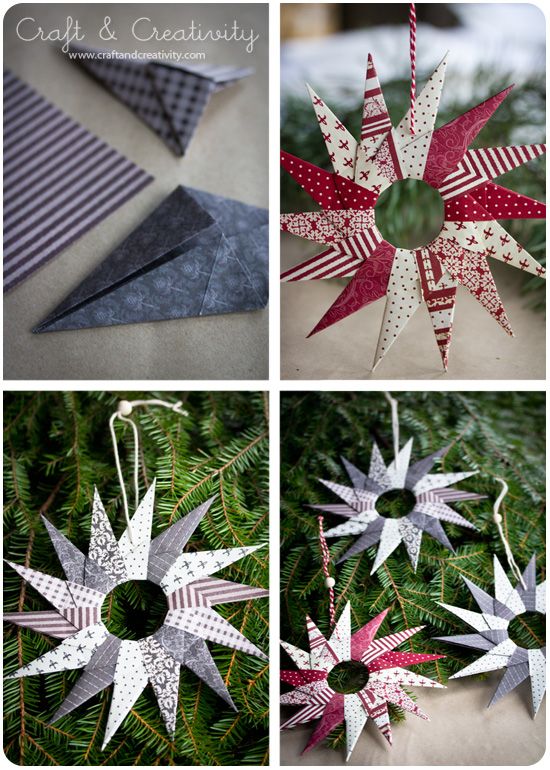 diy guirlande origami deco de noel sapin