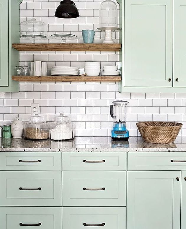 cuisine couleur mint