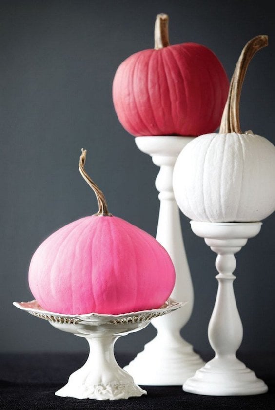 decorer une citrouille diy rose facile halloween
