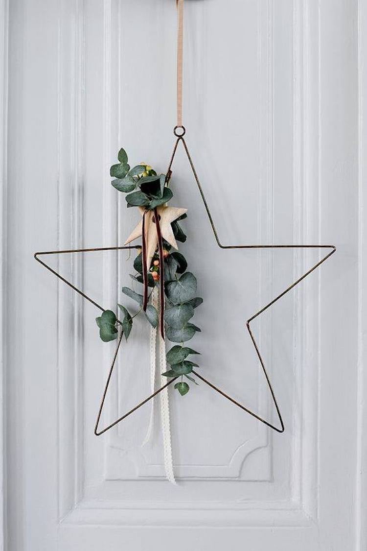 tables de noel etoile