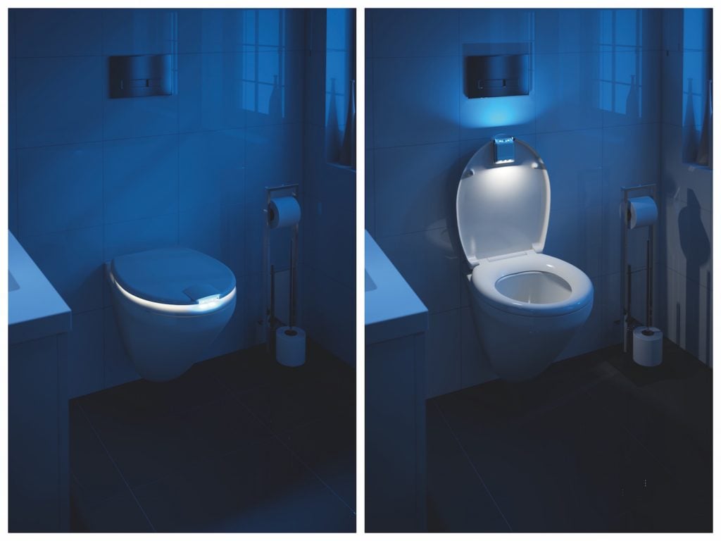salle de bain lumineuse astuce wc toilettes